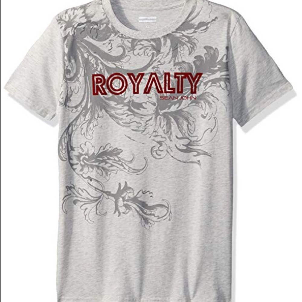 Sean John Big Boys Baroque S/S Tee, Cashmere, M